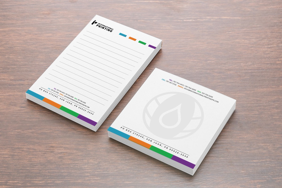 Custom branded notepads